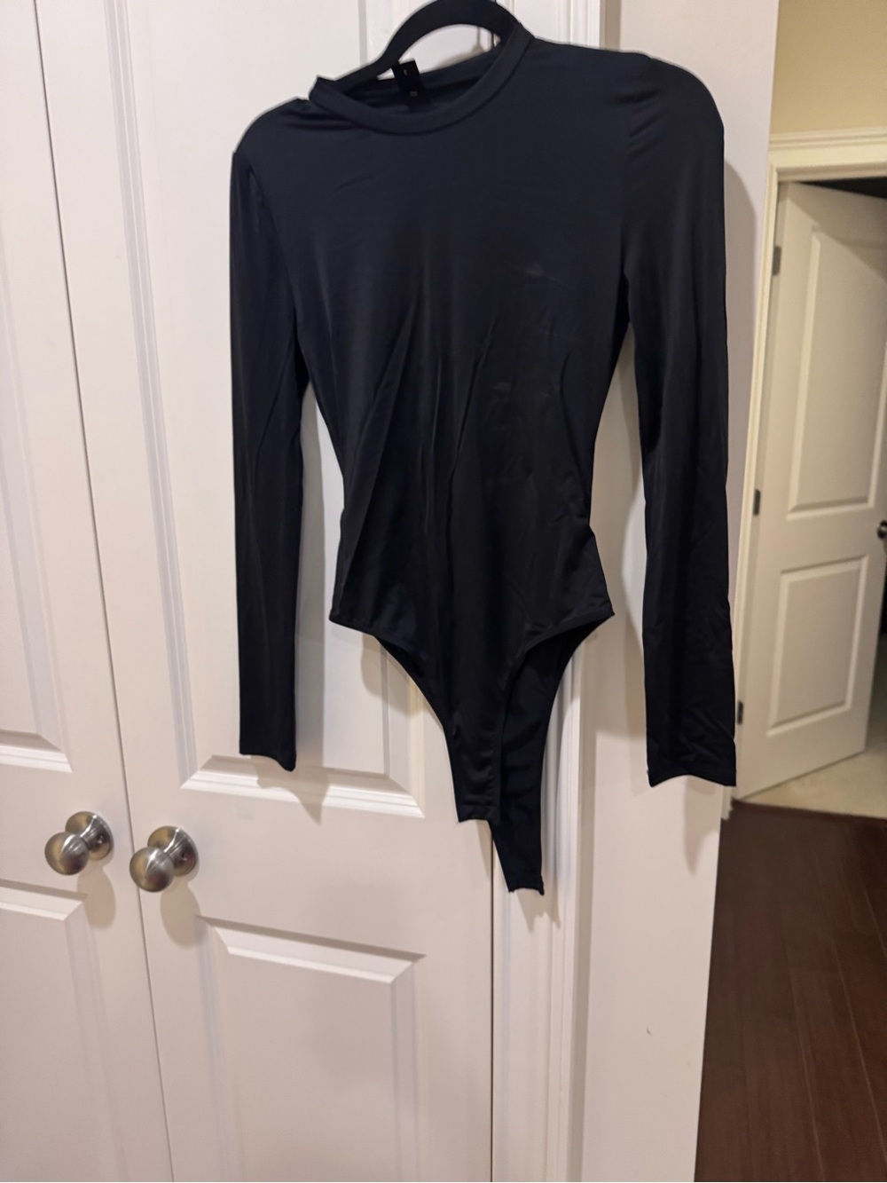 SHEIN Black Long Sleeve Kids Bodysuit